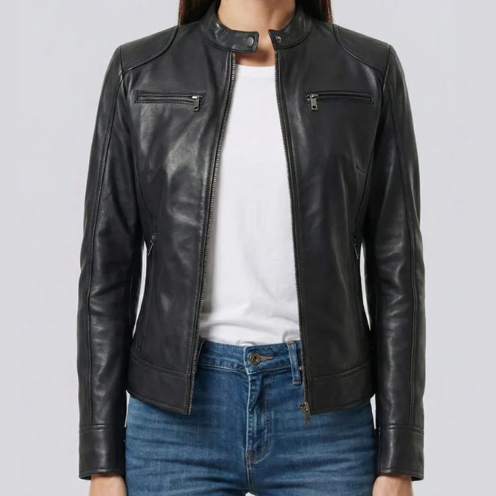 Damen Bikerjacke