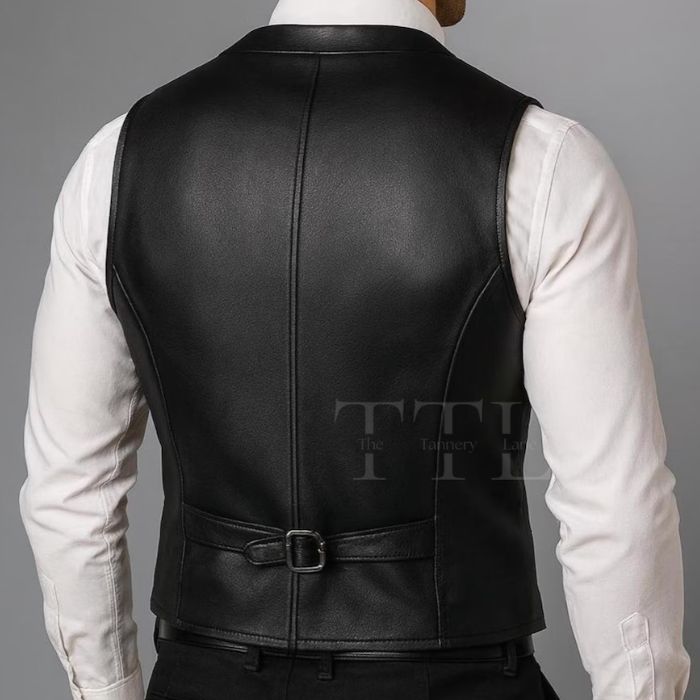 Elegante Lammlederweste