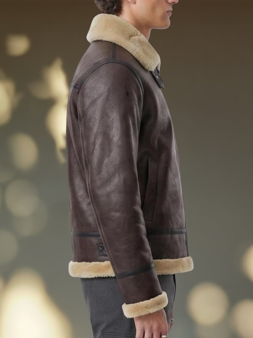 Shearling Leather Jacket
