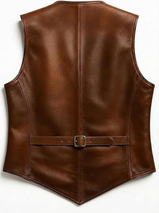 Ärmellose Weste im Vintage-Western-Stil