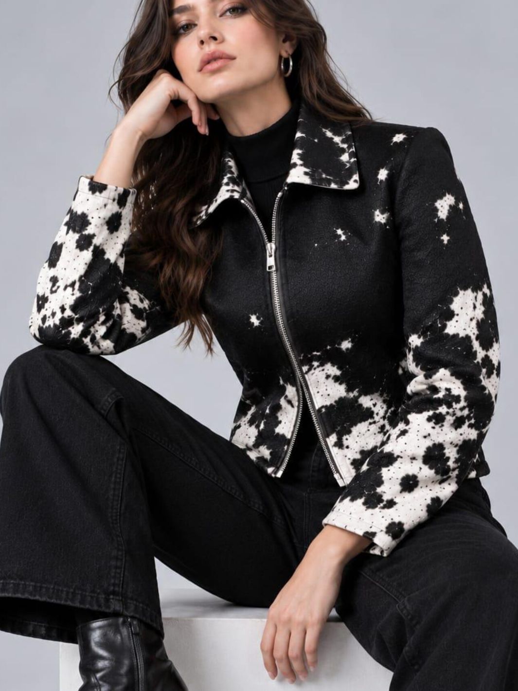 Hair On Hide Leather Jacket