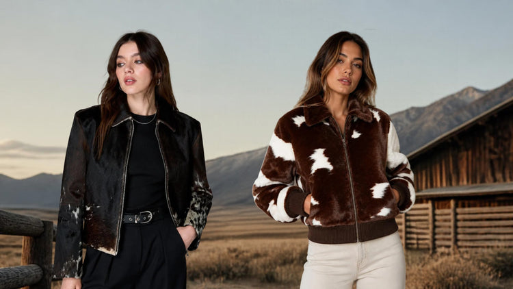 Hain-on Natural Cowhide Leather Jackets