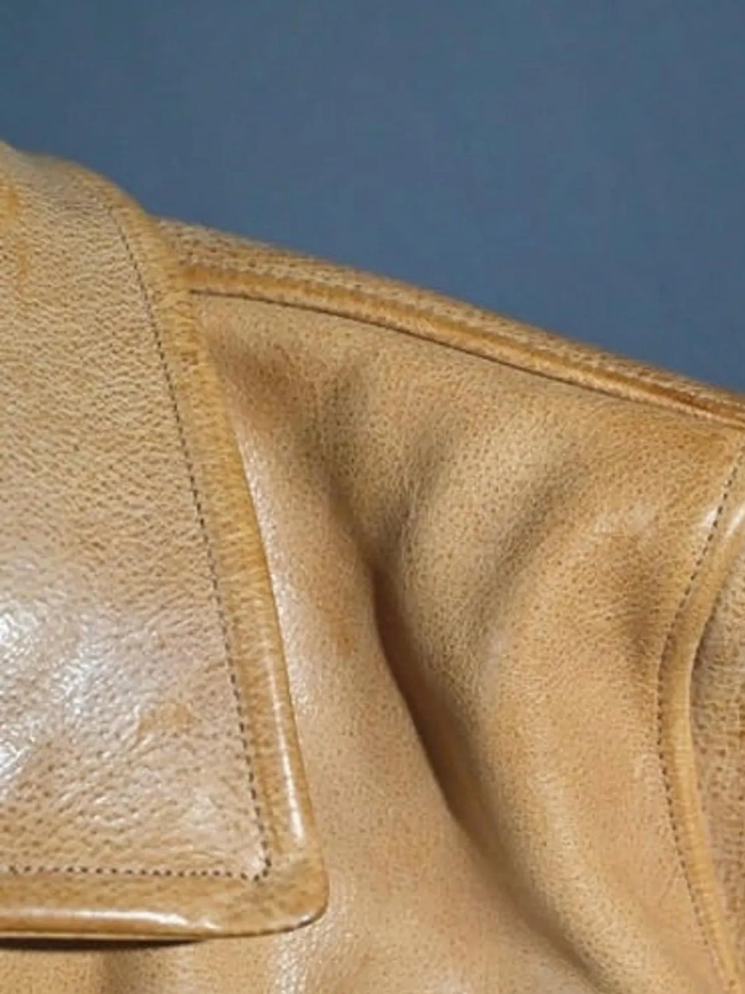 Vintage Tan Patina Single Rider Leather Jacket