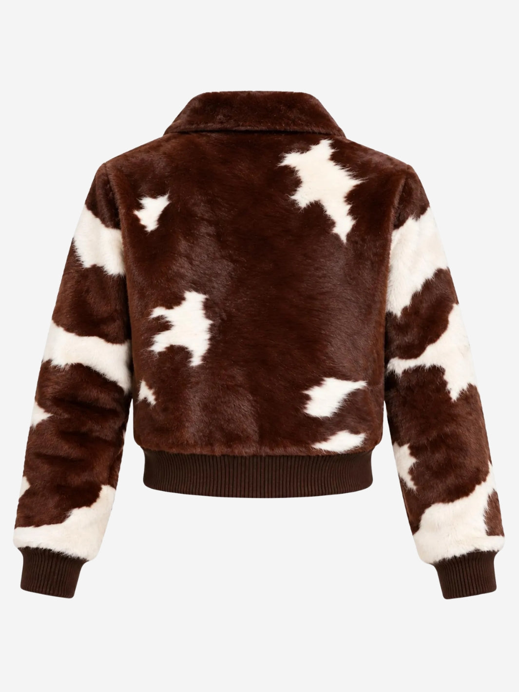 Hair On Hide Cowhide Leather Bomber Jacket