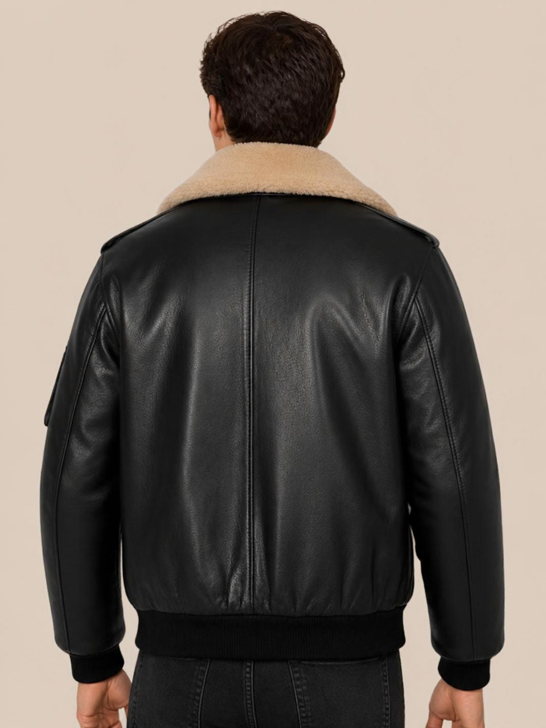 The Classic Aviator Shearling Bomber