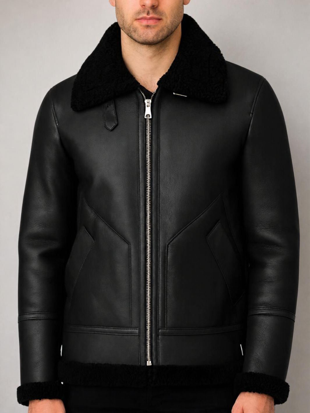 Shearling Leather Jacket