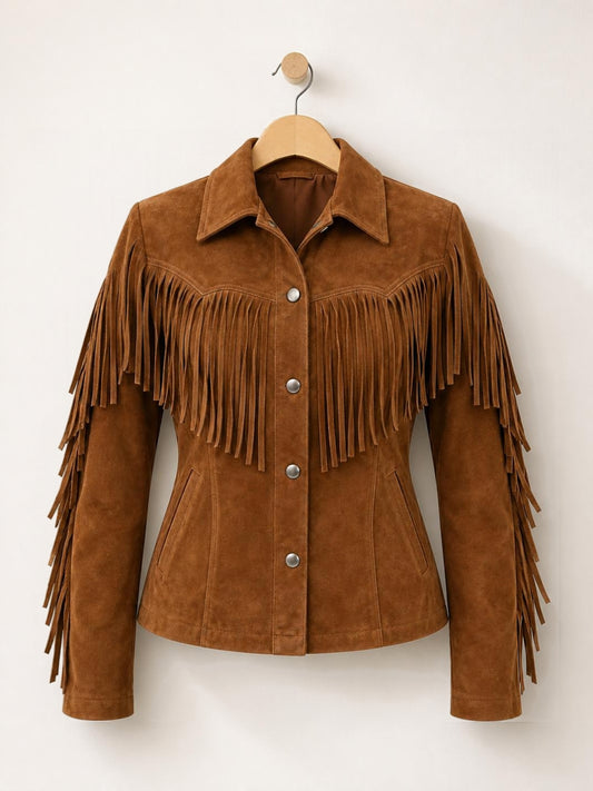 Fringe Suede Leather Jacket