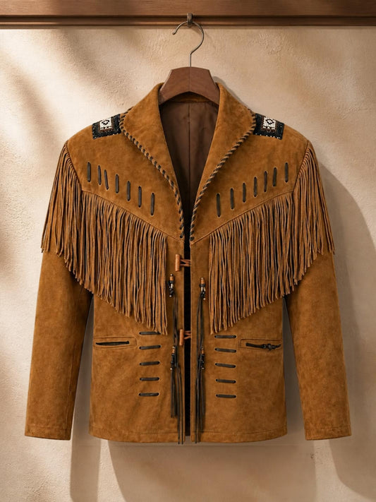 Fringe Suede Leather Jacket