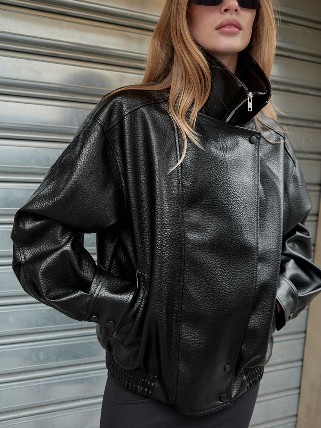 Stehkragenjacke