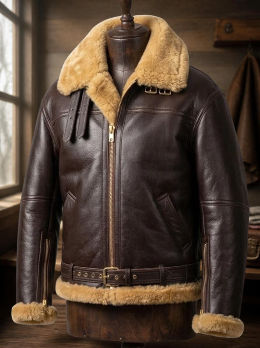 Shearling Leather Jacket