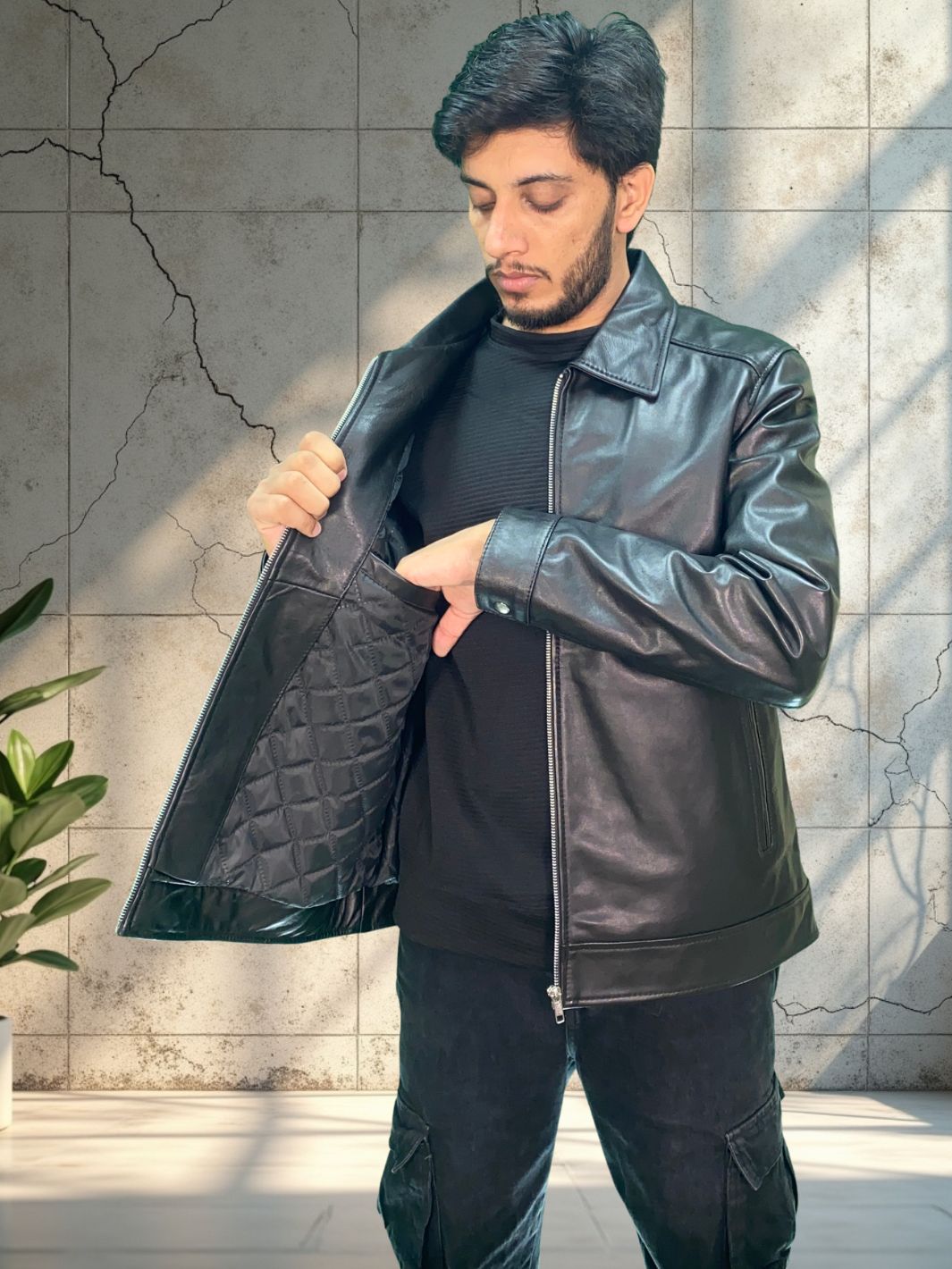 Classic Shirt Collar Jacket - Loose Fit