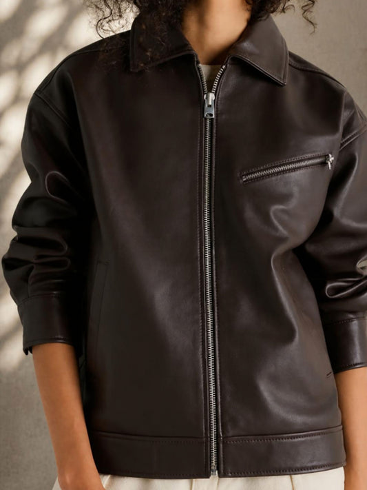 Oversized Bomber Jacket